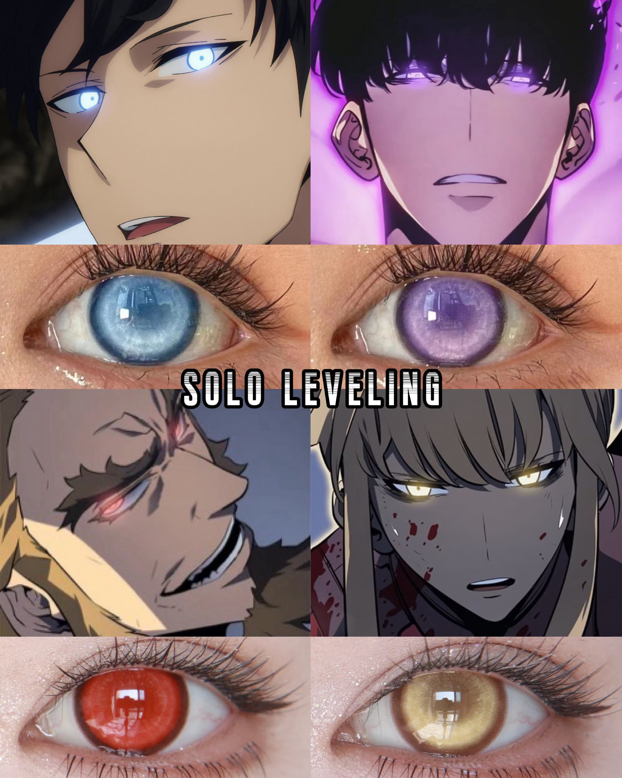 Solo Leveling Cosplay Contacts Recommendations