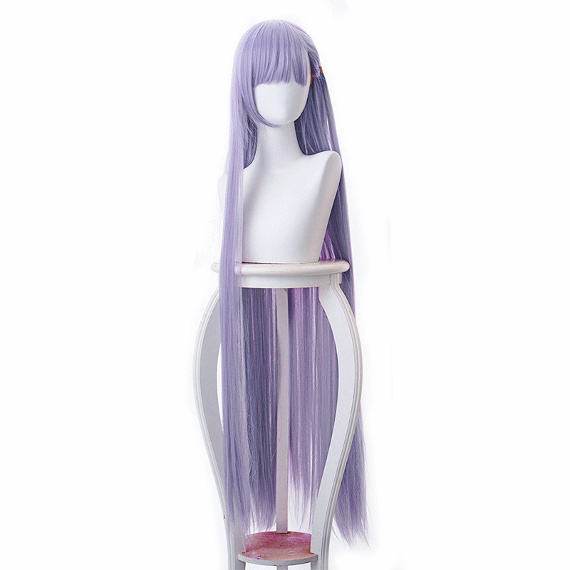 Danganronpa Kyoko Kirigiri Silver Purple Long Hair Wig