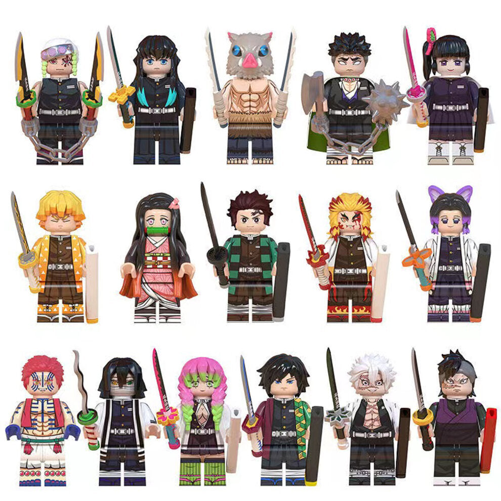 Minifigura Lego premium DIY de Demon Slayer