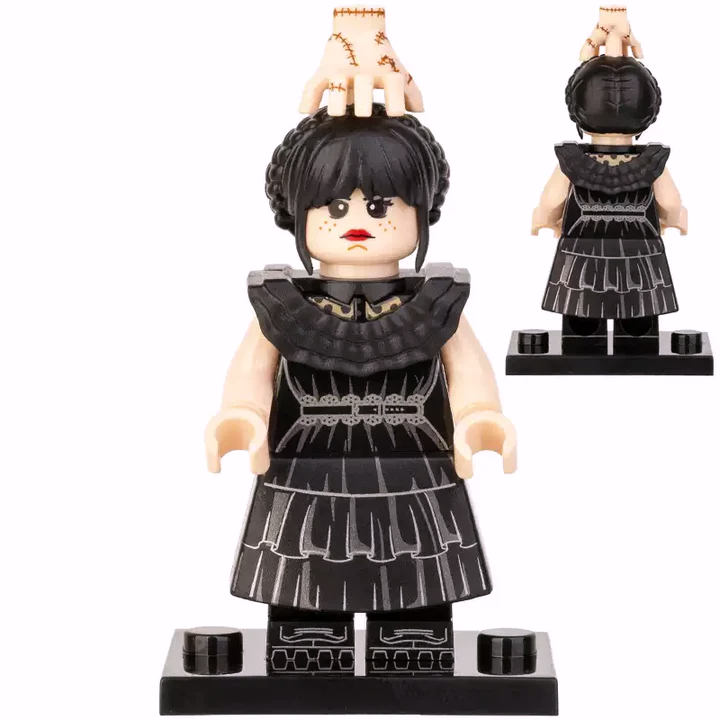 Wednesday Addams Lego Minifigure