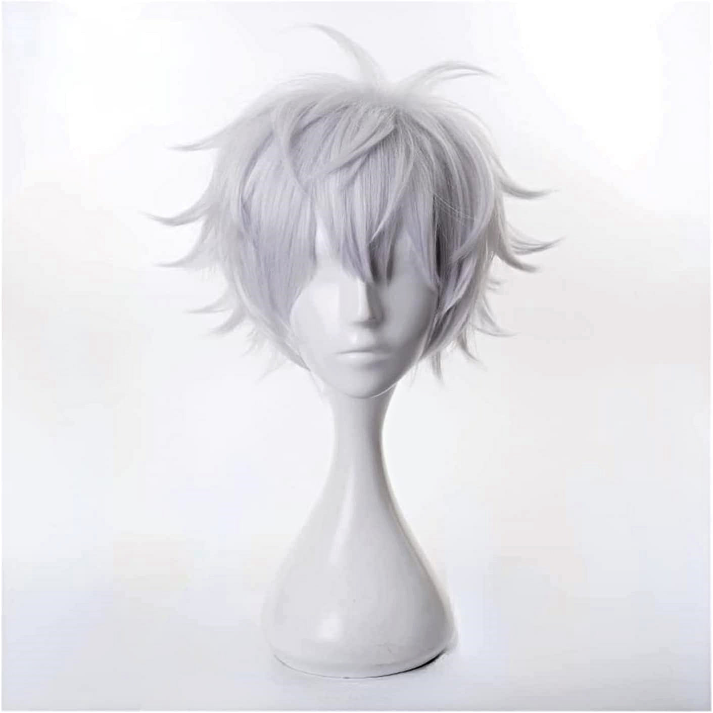 Jujutsu Kaisen Gojo Satoru Cosplay Silver White Short Hair Wig