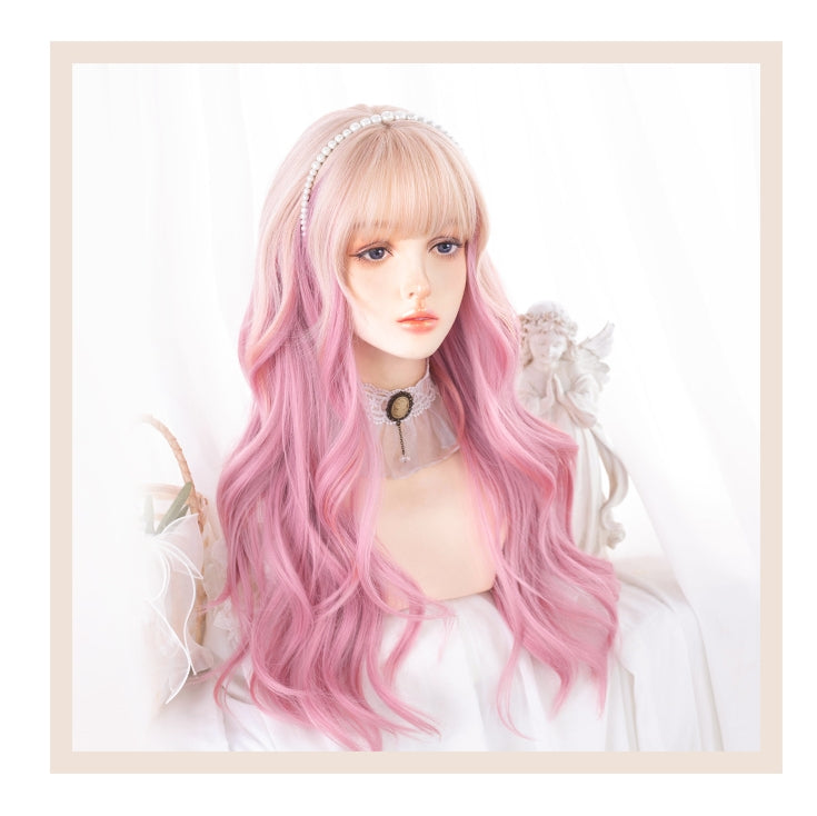 Sweetie Blush Long Wavy Pink Ombre - Lolita Wig
