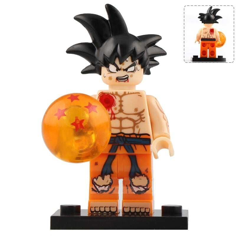 Dragon Ball Z Goku Vegeta Gohan Krillin Majin Buu Lego Mini Figure