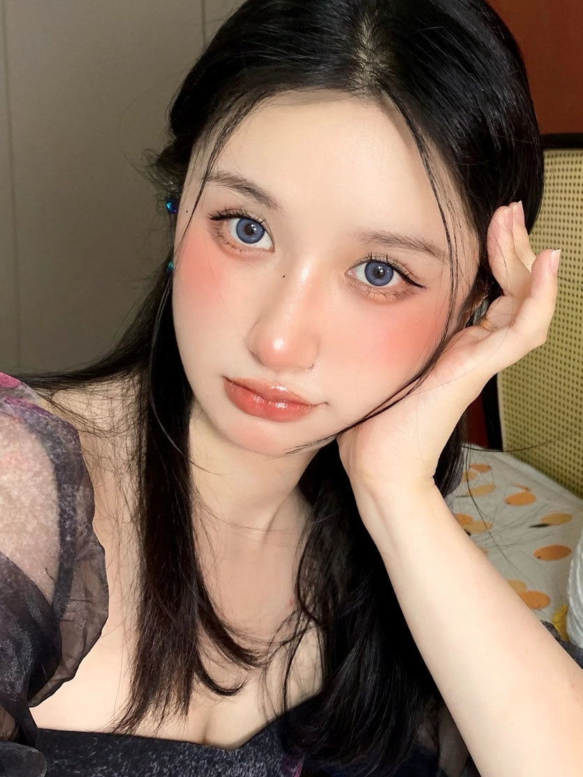 Absolute Blue Hyperopia Contacts dark blue Model 5