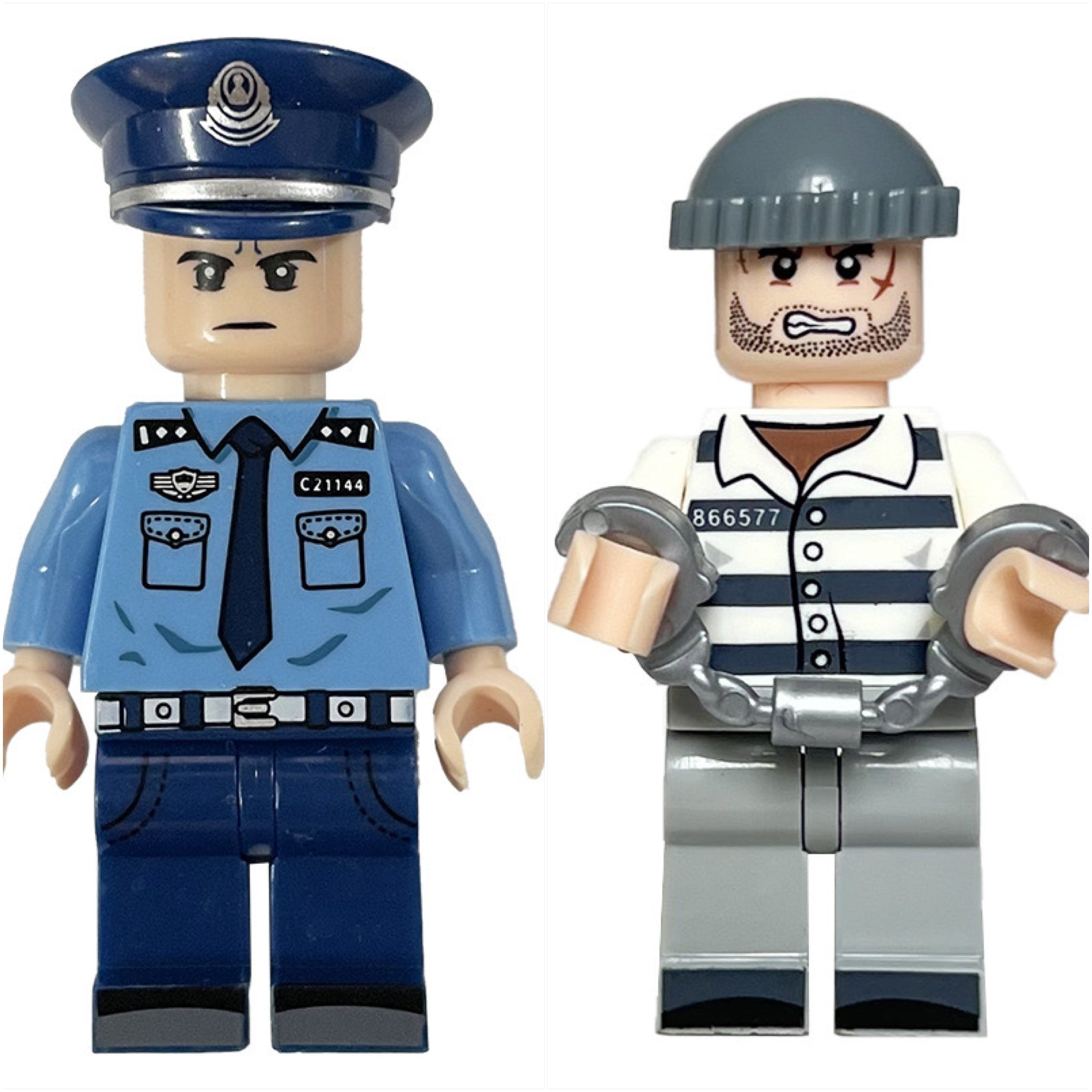 Police and Prisoner Mini figure Lego