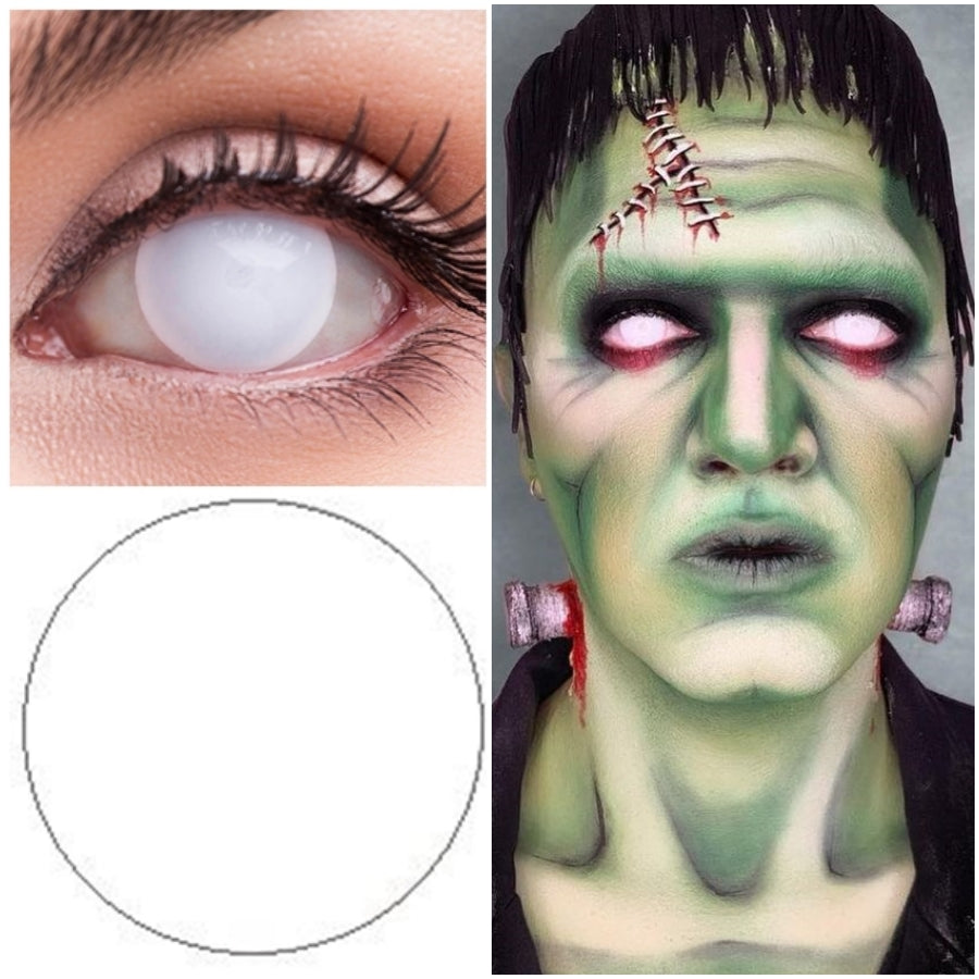 Blind Block Cosplay Blind White Cosplay Contacts