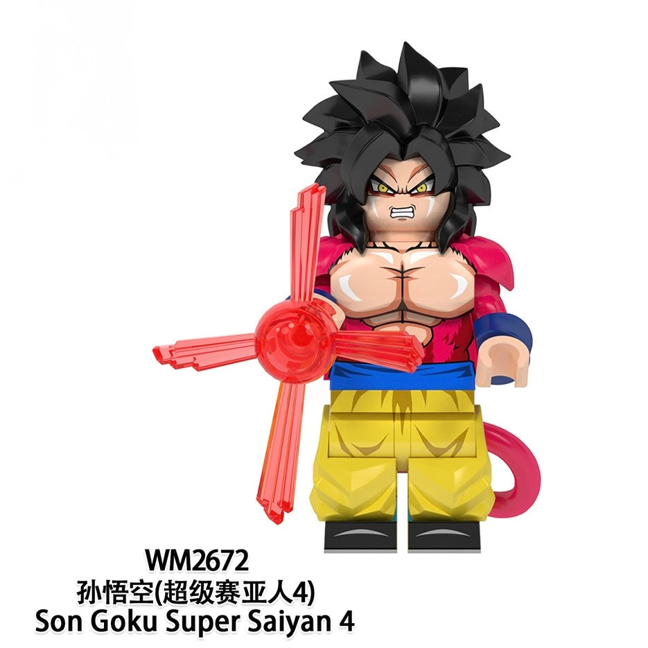 Dragon Ball Z Goku Vegeta Gohan Krillin Majin Buu Lego Mini Figure