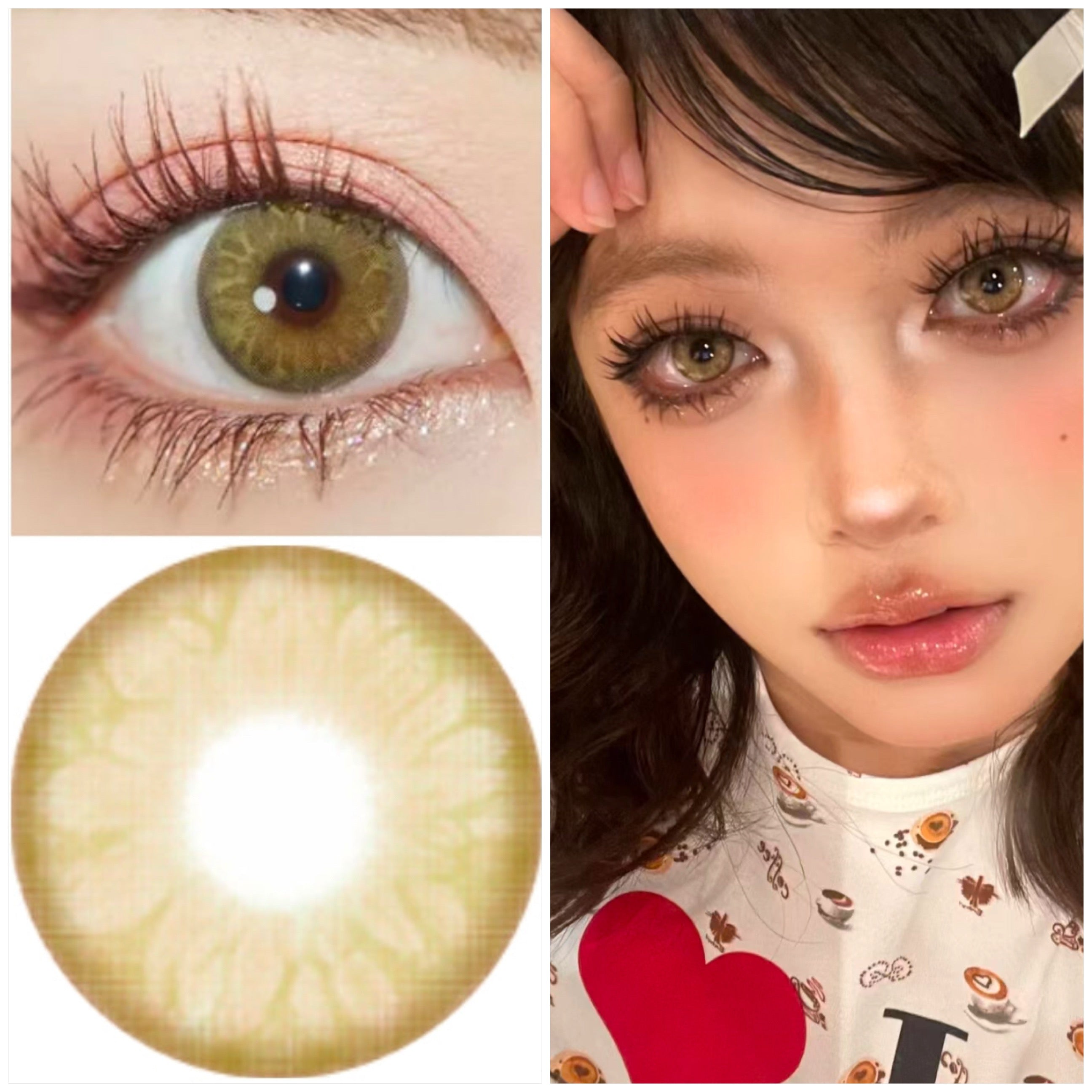 Jewel Olive – Olive Color Natural Eye Lenses