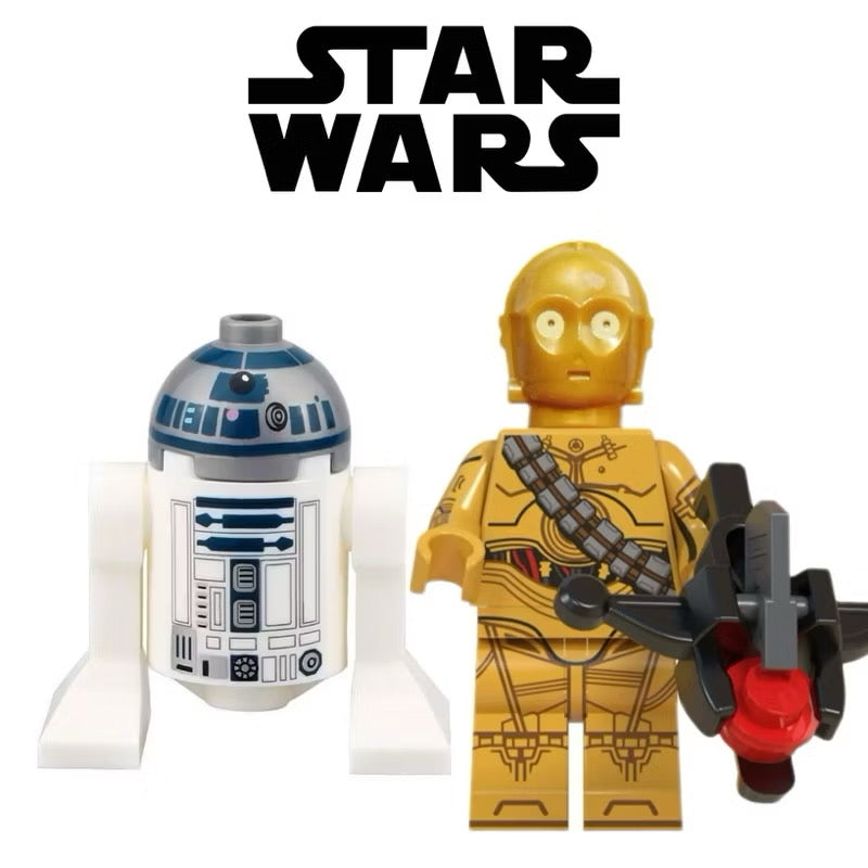 R2D2 C-3PO Star Wars Minifigure Lego