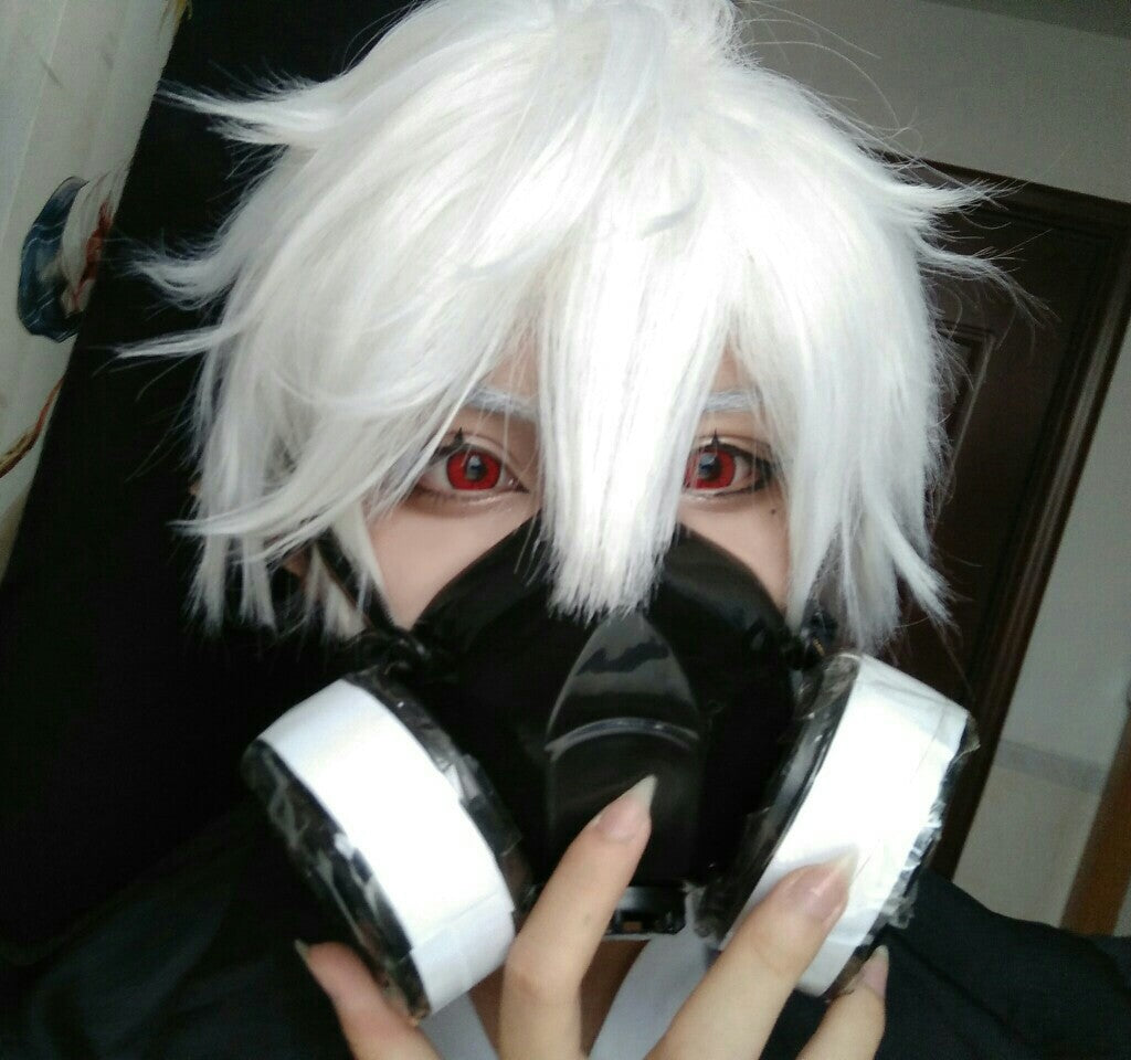 Jujutsu Kaisen Gojo Satoru Cosplay Silver White Short Hair Wig