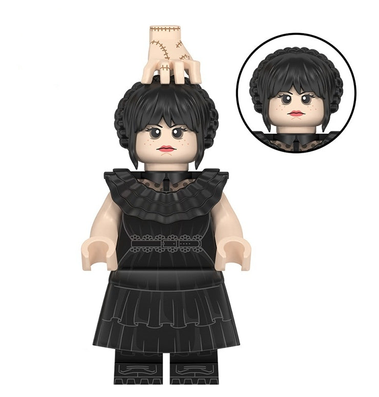 Miércoles Addams Lego Minifigura