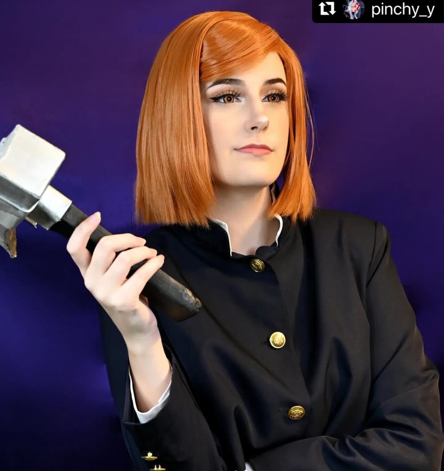 Vivid Brilliant Orange Cosplay Contacts Bright cosplayer