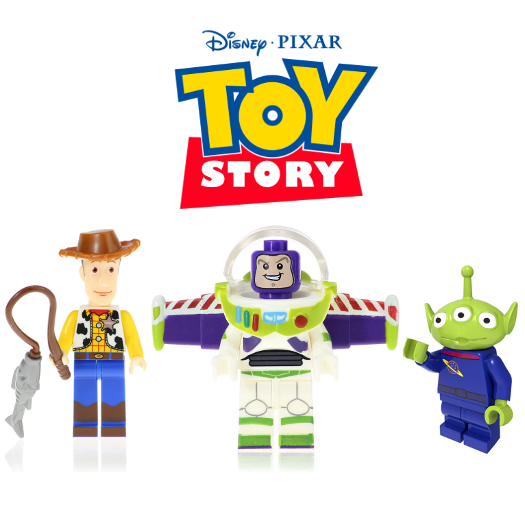 Toy Story Woody Buzz Lightyear Lego Mini Figure