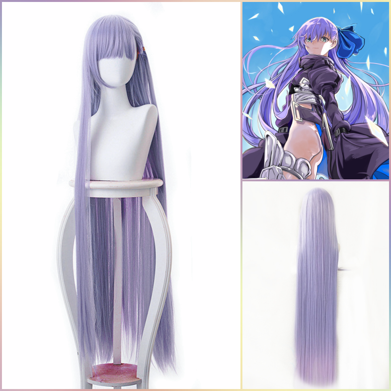 Destino/Gran Orden -Meltryllis Meltlilith Plata Púrpura 120cm - Peluca Cosplay