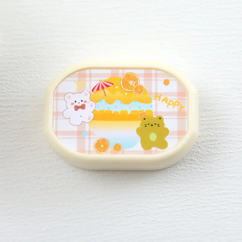 Kit de estuche para lentes de postre dulce y pastel colorido