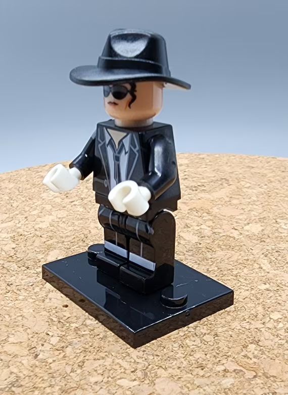 Michael Jackson Rey Del Pop Lego Mini Figura