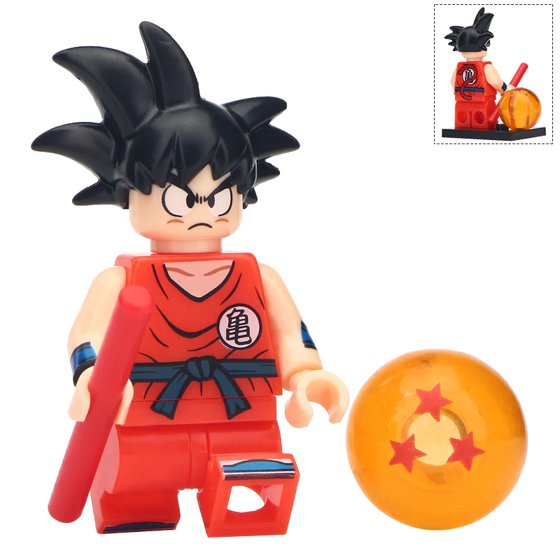 Dragon Ball Z Goku Vegeta Gohan Krillin Majin Buu Lego Mini Figure