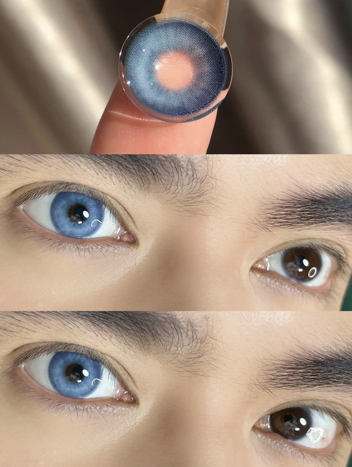 high coverage Blue color Contact Lenses comparison