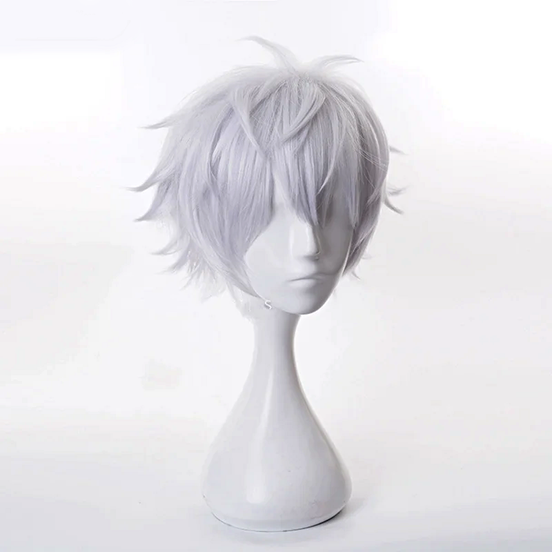 Jujutsu Kaisen Gojo Satoru Cosplay Silver White Short Hair Wig