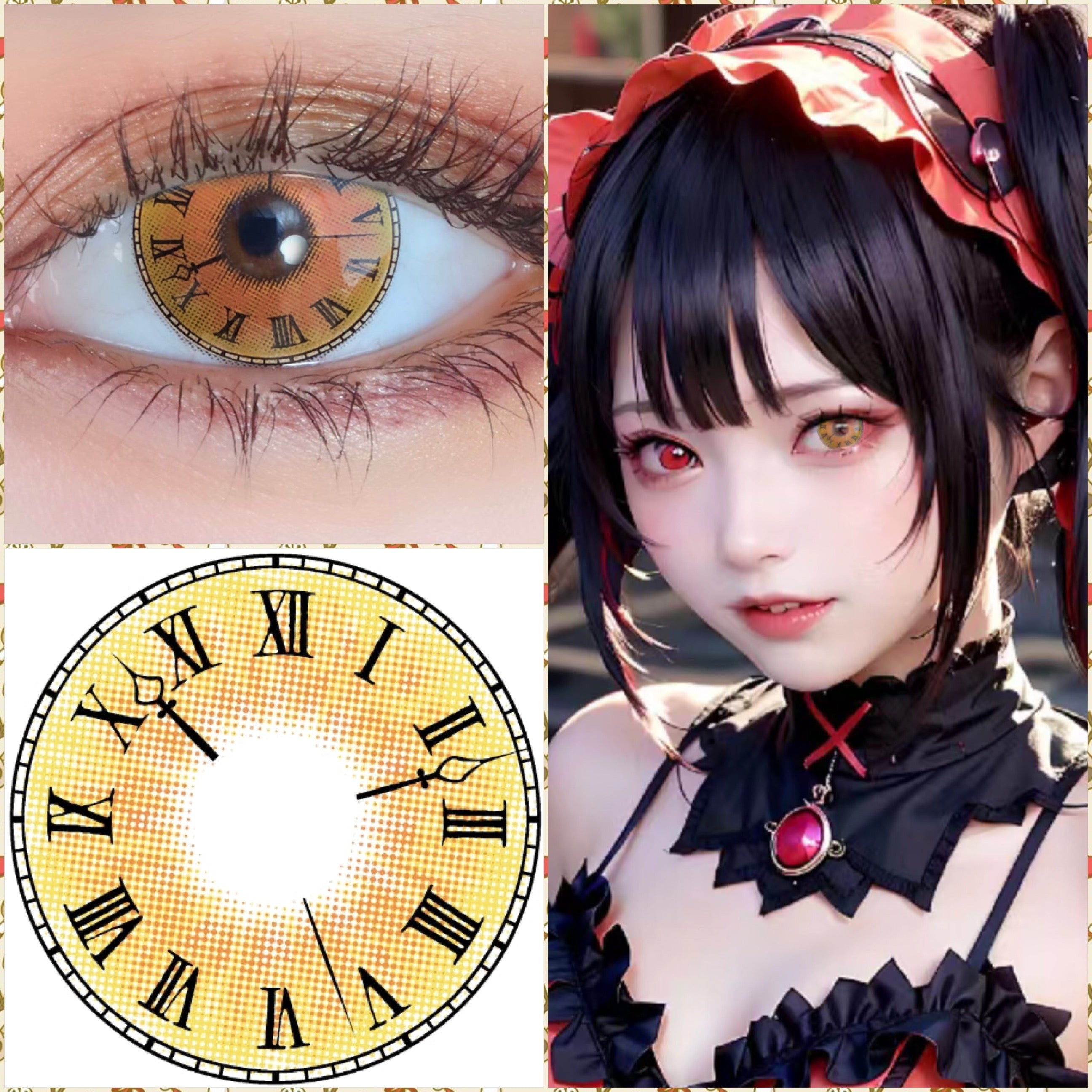 tokisaki kurumi cosplay contacts