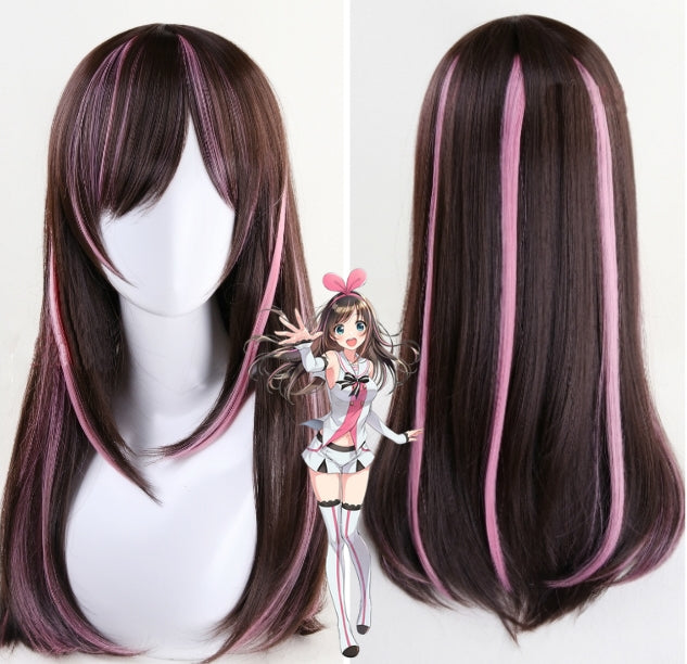Artificial Intelligent - Kizuna Ai - Cosplay Wig - Ohmykitty Online Store