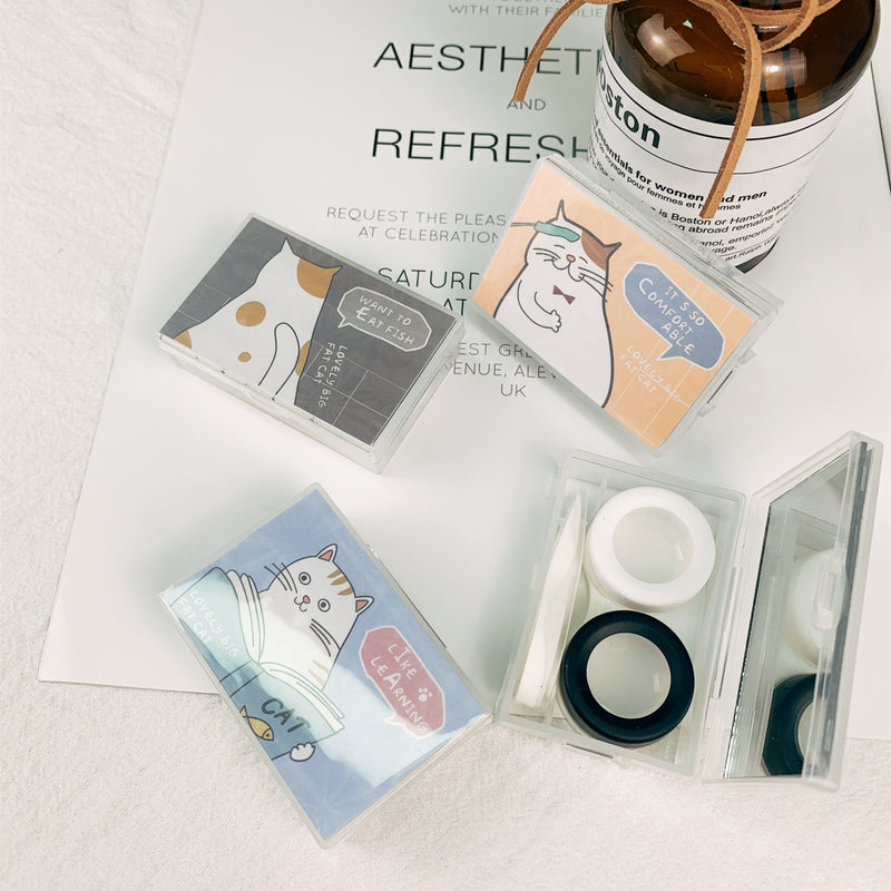 Lovely Big Cat Lens Case Kit