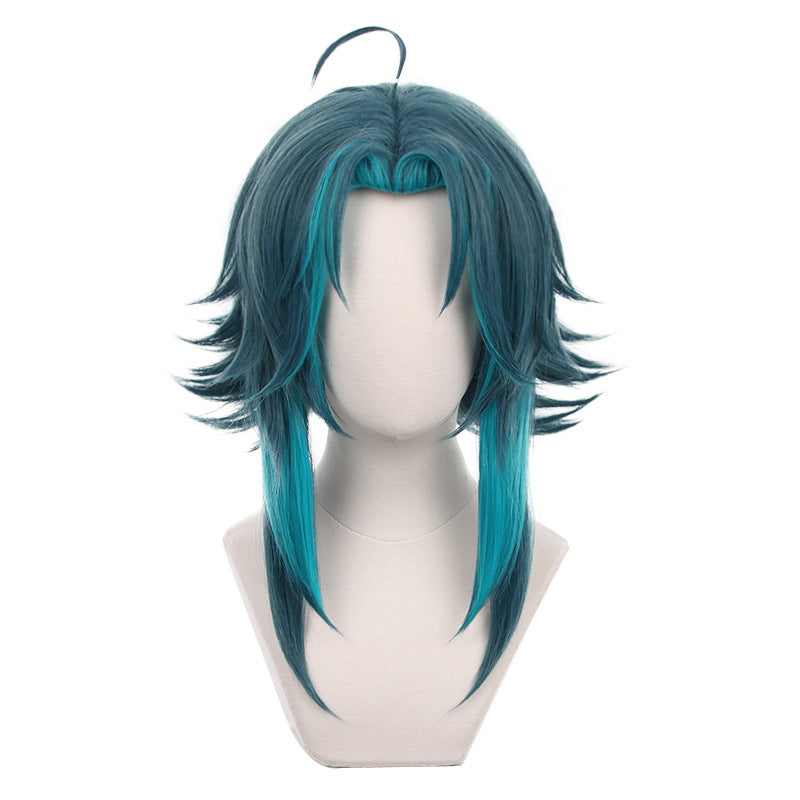 Impacto Genshin - Peluca de pelo Xiao Cosplay