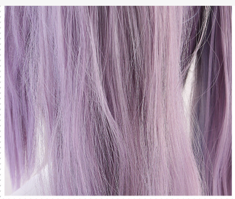 Genshin Impact-Peluca de pelo Keqing Cosplay