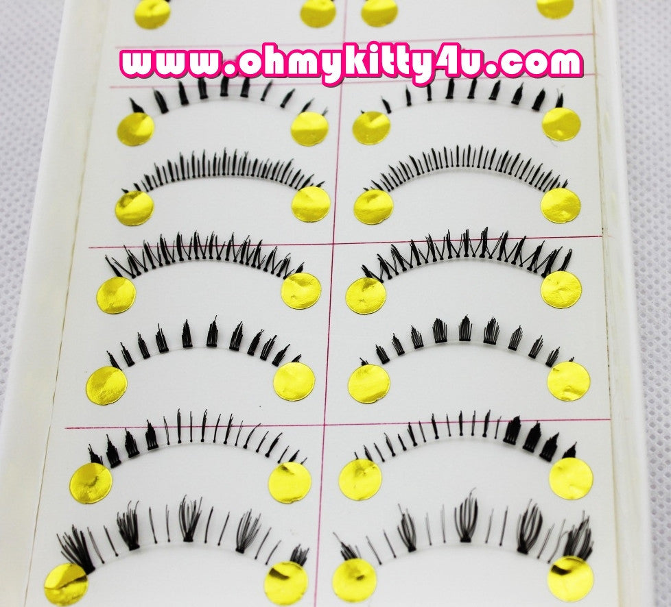 10 different types of Bottom Eyelashes - Ohmykitty Online Store