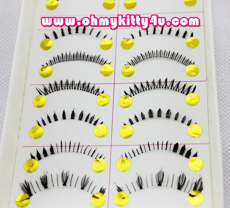 10 different types of Bottom Eyelashes - Ohmykitty Online Store
