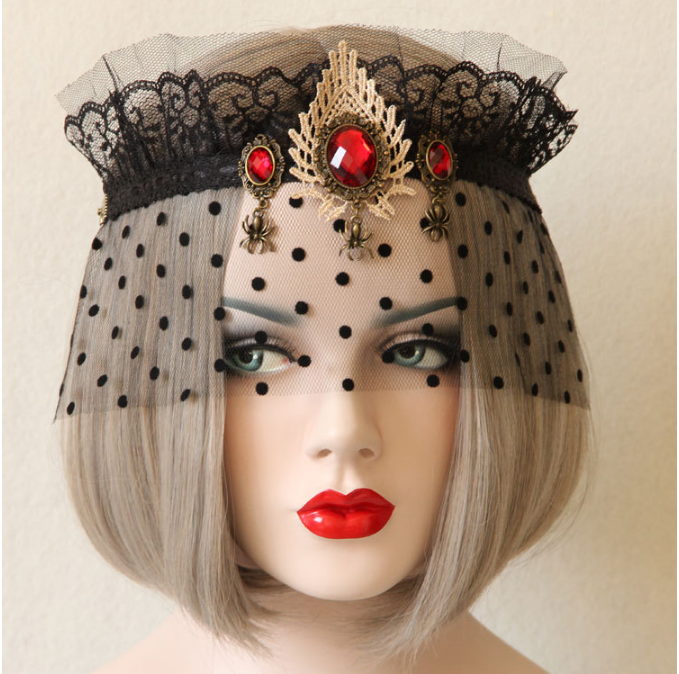 Halloween Gothic Queen Head (adjustable) - Ohmykitty Online Store