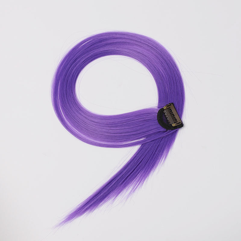 Mechón de cabello con clip de color de calidad mejorada (20 colores disponibles)