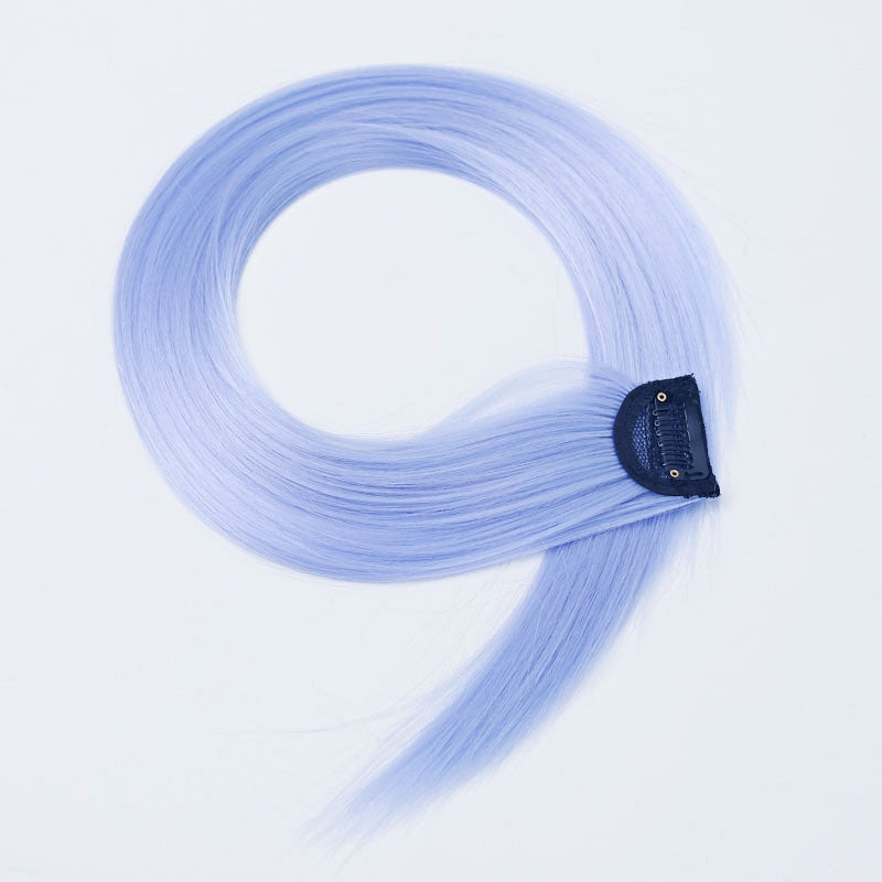 Mechón de cabello con clip de color de calidad mejorada (20 colores disponibles)