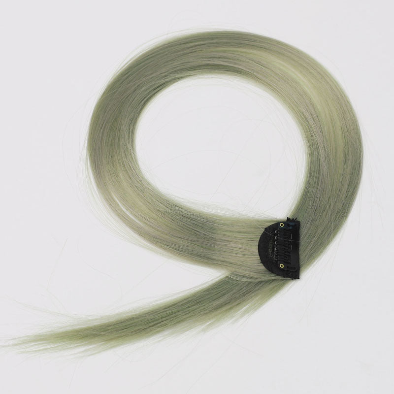Mechón de cabello con clip de color de calidad mejorada (20 colores disponibles)