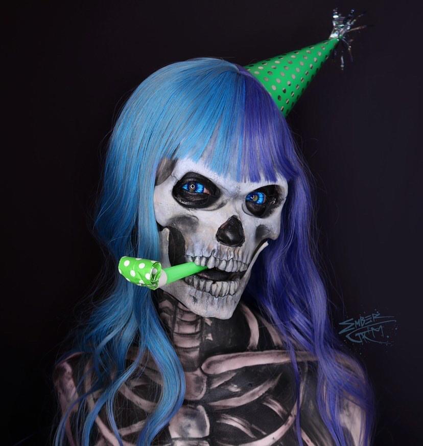 Esclerótica Elfo Azul 22mm