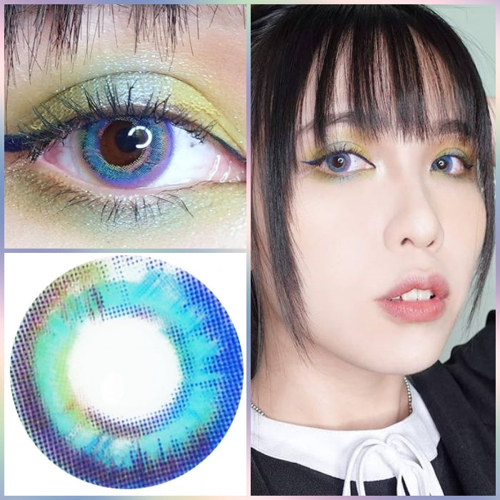 Azul arcoiris tropical