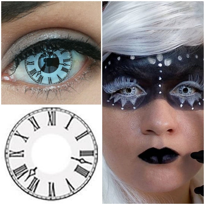 Vintage Roman White Clock (Clockwork CreepyPasta)