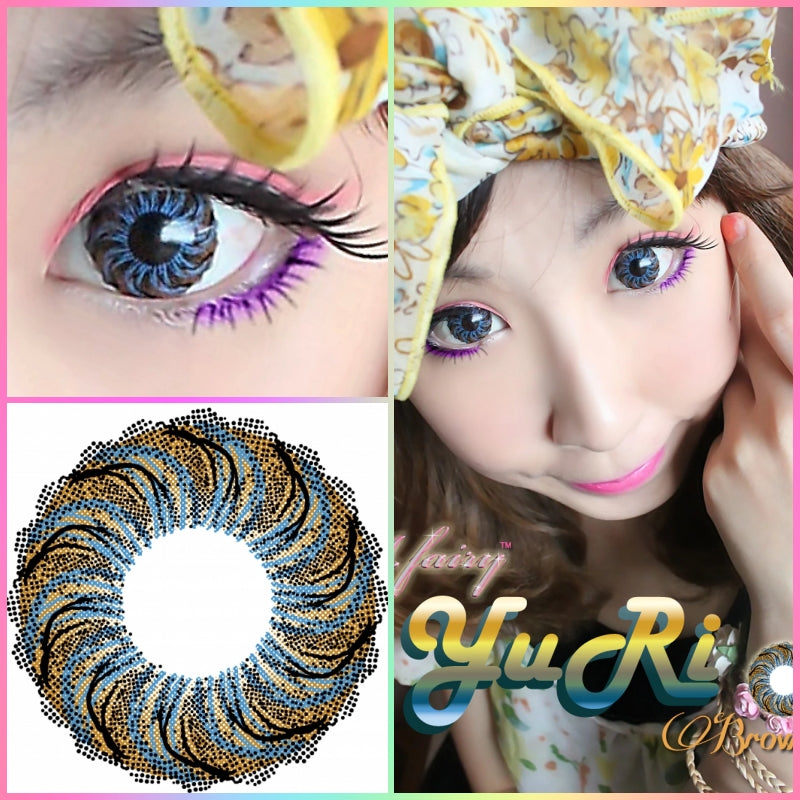 Yuri Azul (mezcla Marrón)