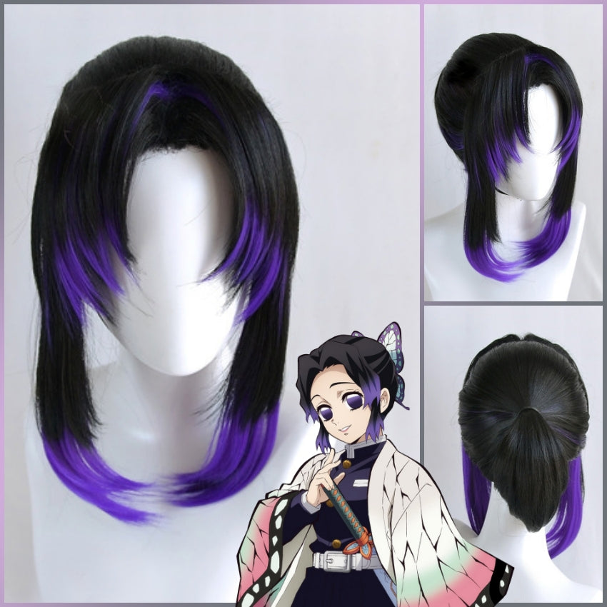 Demon Slayer - Peluca de cosplay Shinobu Kochou