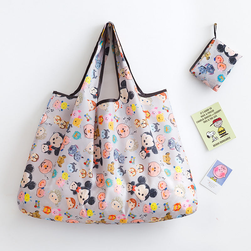 Bolsa ecológica / bolsa de reciclaje diseñada con dibujos animados (reutilizable)