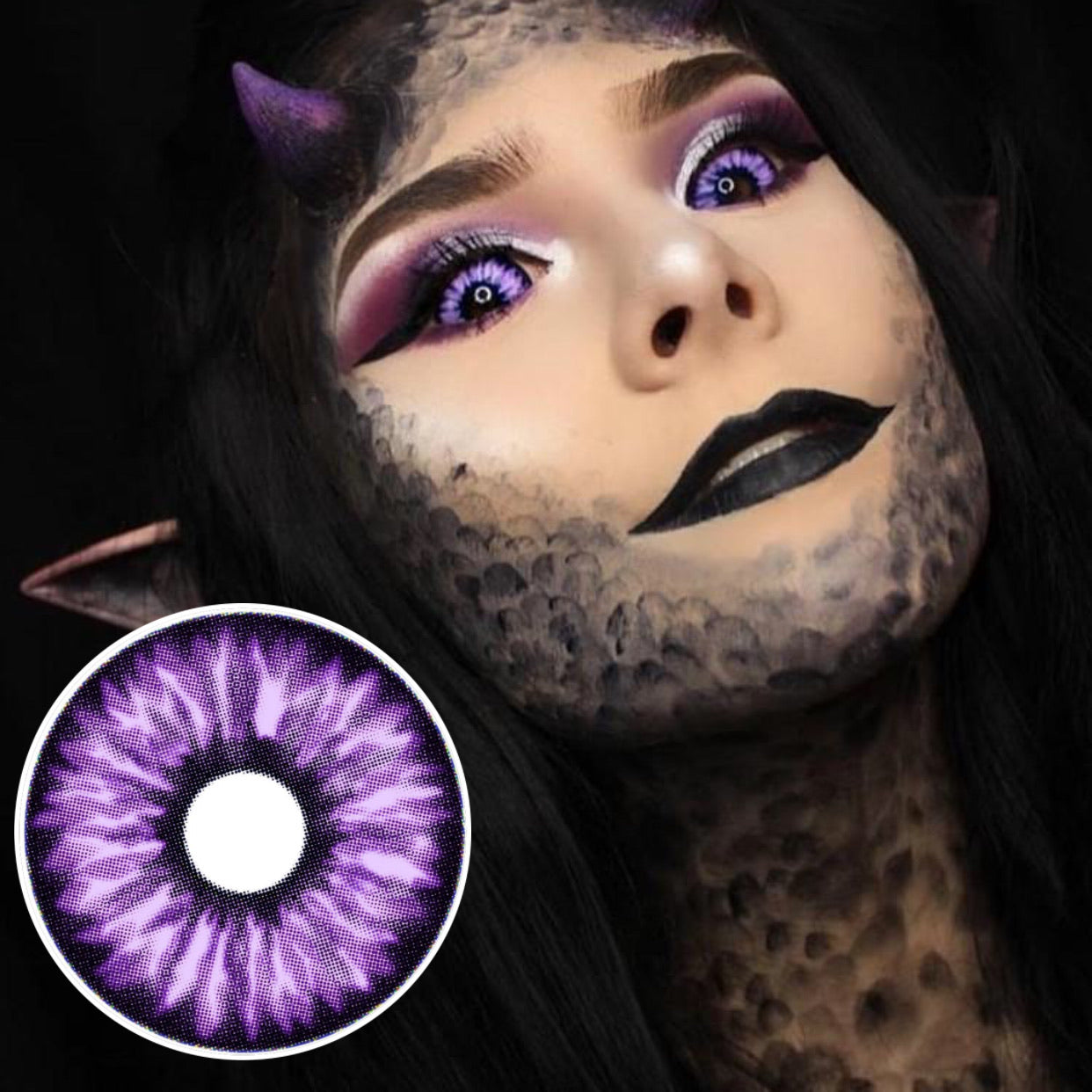 Sclera Elf Violet 22mm - Ohmykitty Online Store