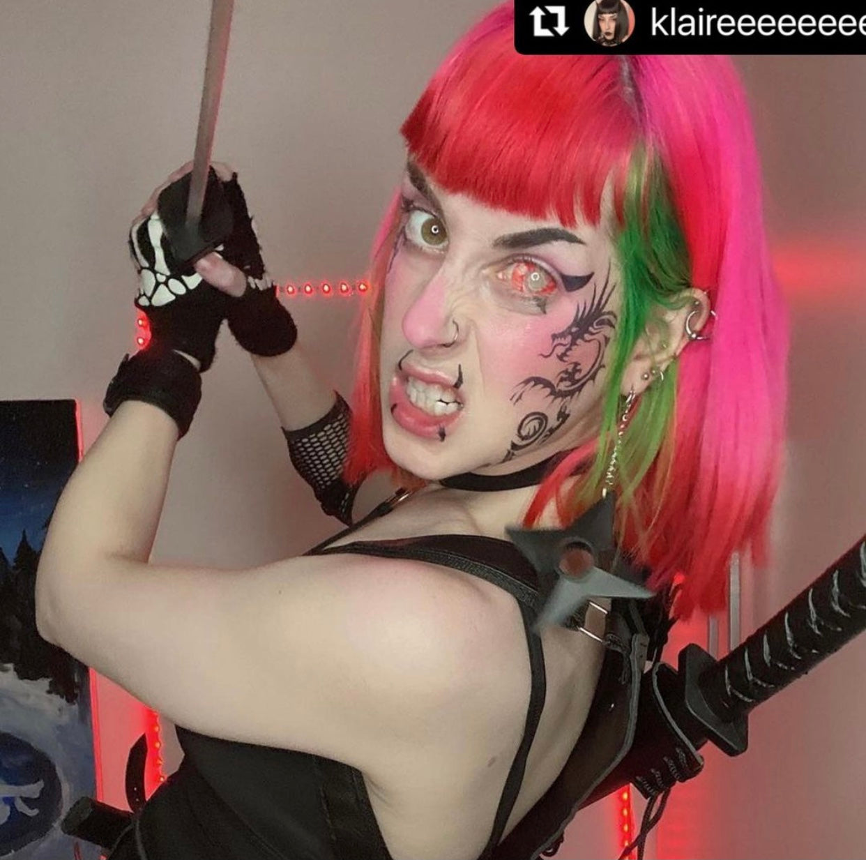 Sclera Bloody Zombie 22mm - Ohmykitty Online Store