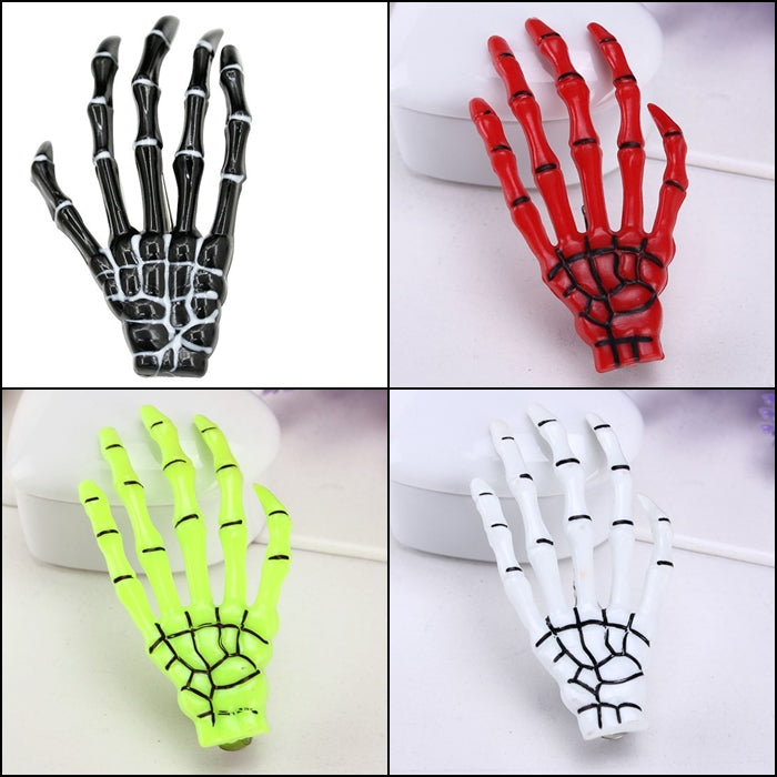 Harajuku Skeleton Hand Hair Clips (1 Piece) - Ohmykitty Online Store