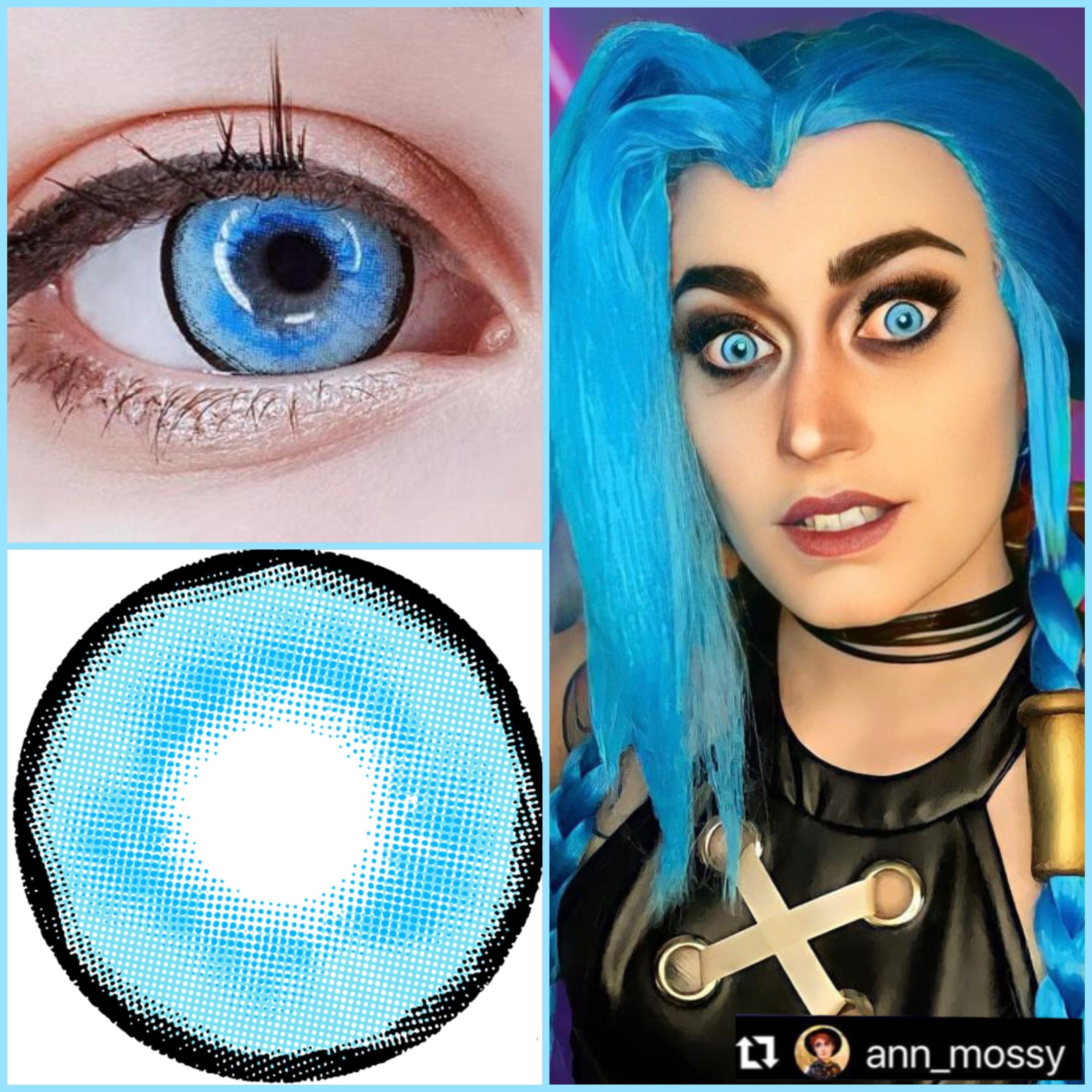 platonic aqua blue contacts