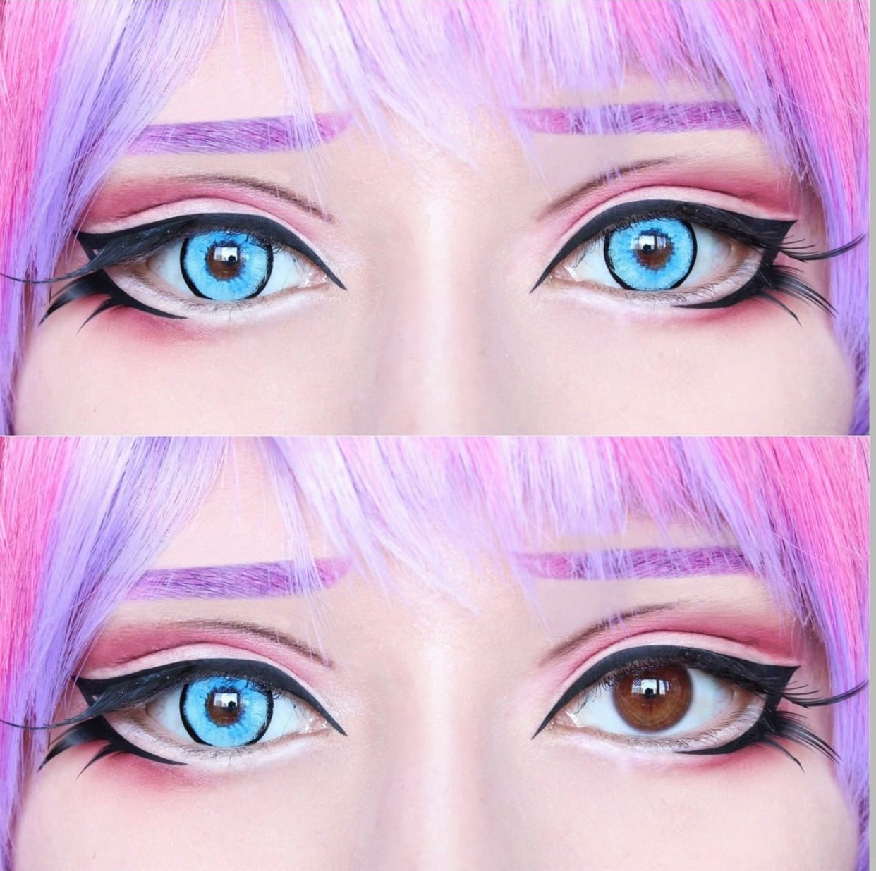 platonic aqua blue cosplay contacts