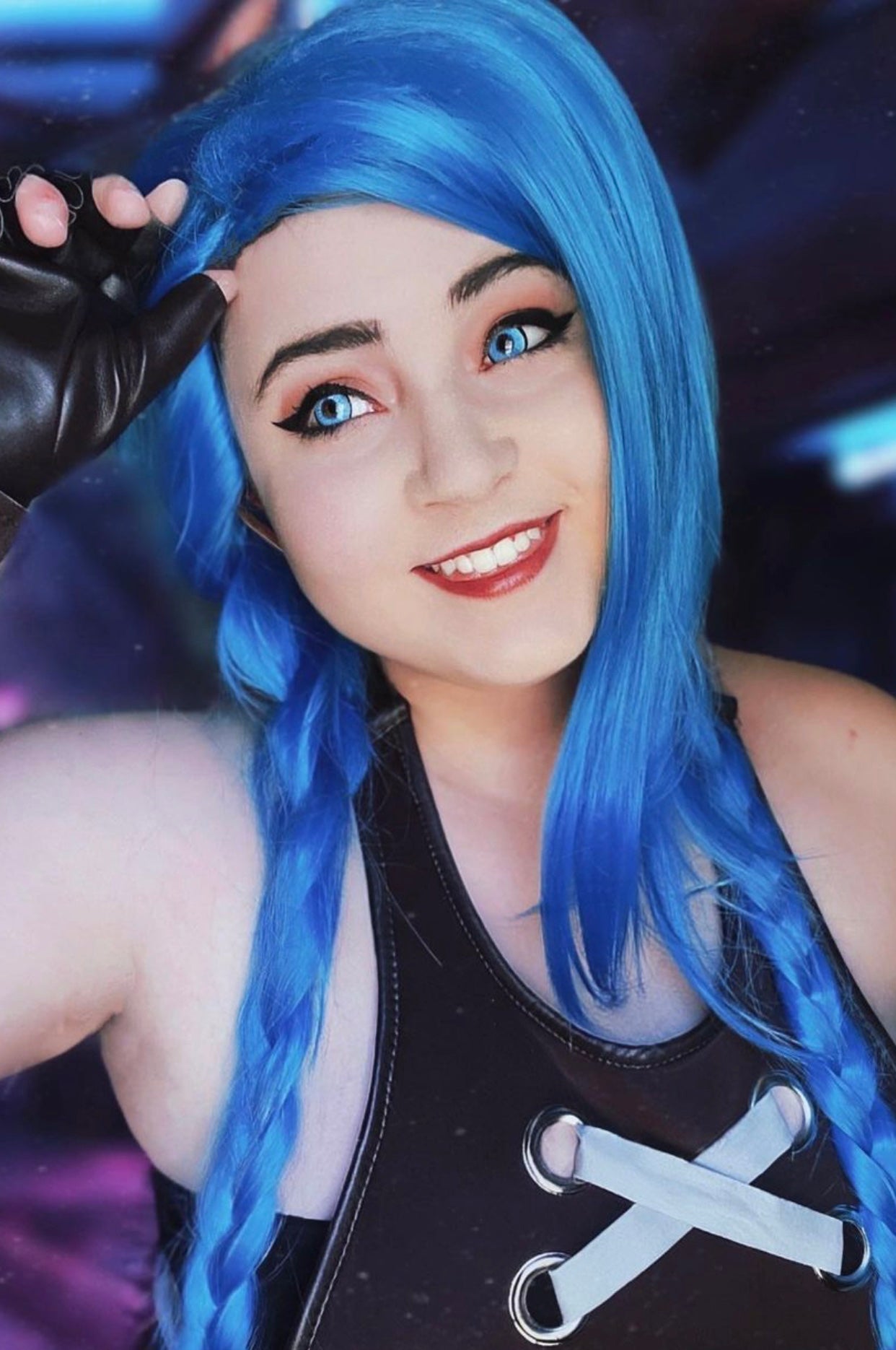 platonic aqua blue cosplay contacts anime