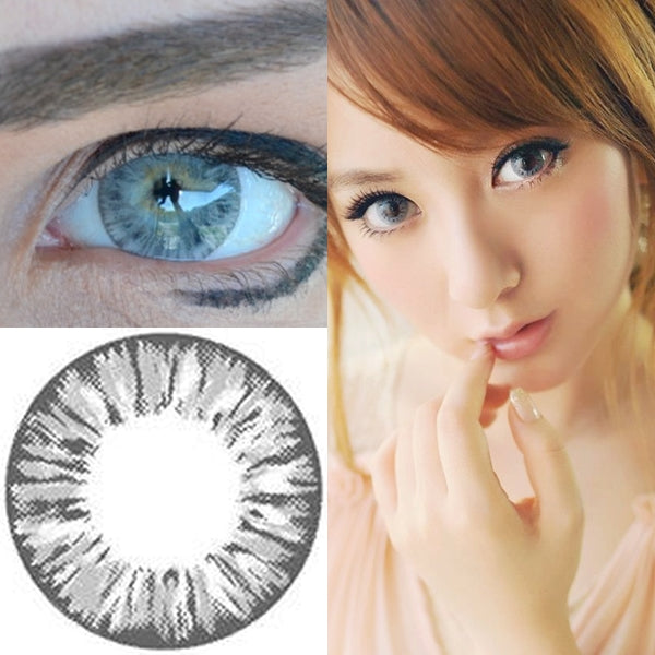 ojos estrellados gris