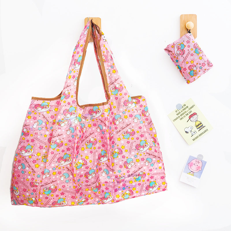 Bolsa ecológica / bolsa de reciclaje diseñada con dibujos animados (reutilizable)