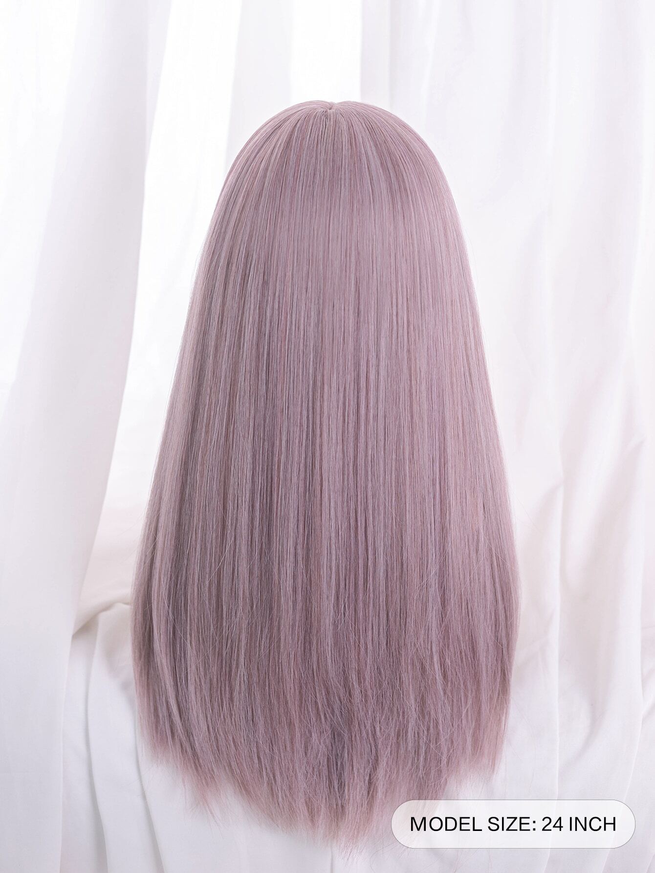 64cm Sweet Yam Purple Long Straight Hair