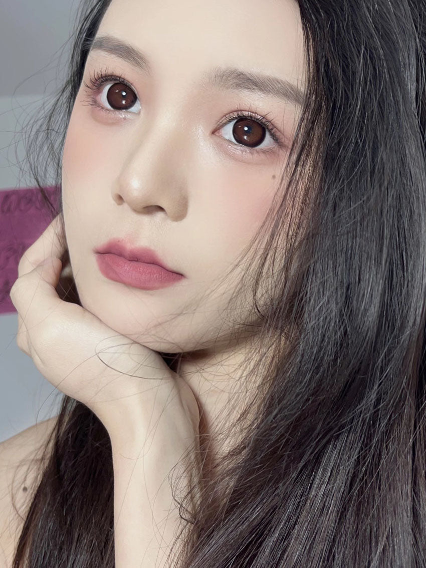 Kazzue Midnight Copper Contacts – Dark Choco Dolly Eye